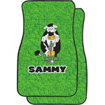 Cow Golfer Car Floor Mats (Personalized)