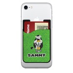 Cow Golfer 2-in-1 Cell Phone Credit Card Holder & Screen Cleaner (Personalized)