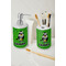Cow Golfer Ceramic Bathroom Accessories - LIFESTYLE (toothbrush holder & soap dispenser)