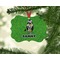 Cow Golfer Christmas Ornament (On Tree)