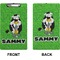 Cow Golfer Clipboard (Legal) (Front + Back)