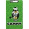 Cow Golfer Clipboard (Legal Size) (Personalized)