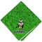 Cow Golfer Cloth Napkins - Personalized Dinner (Folded Four Corners)