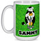 Cow Golfer Coffee Mug - 15 oz - White Full