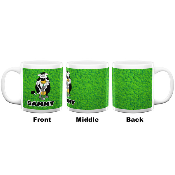 Cow Golfer Coffee Mug - 20 oz - White APPROVAL