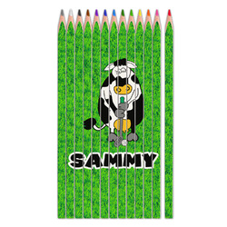 Cow Golfer Colored Pencils (Personalized)