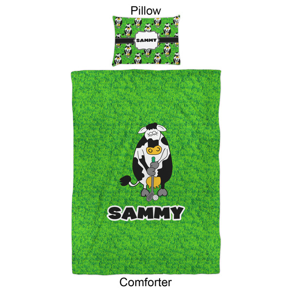 Cow Golfer Comforter Set - Twin XL - Approval