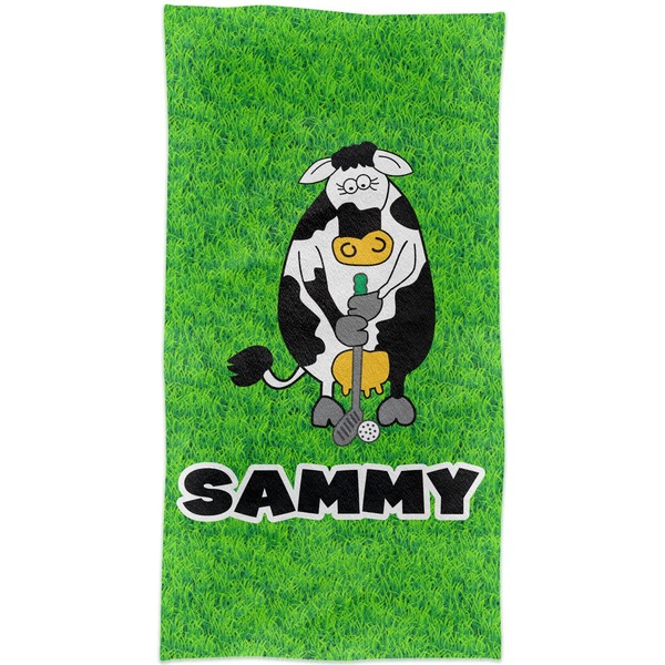 Cow Golfer Crib Comforter/Quilt - Apvl