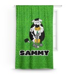 Cow Golfer Curtain (Personalized)