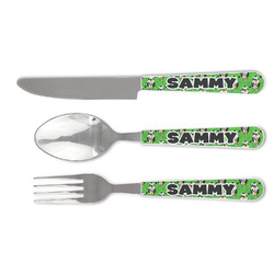 Cow Golfer Cutlery Set (Personalized)