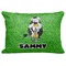 Cow Golfer Decorative Baby Pillowcase - 16"x12" (Personalized)