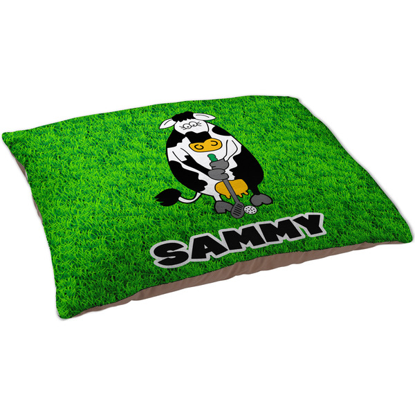 Cow Golfer Dog Bed - Large