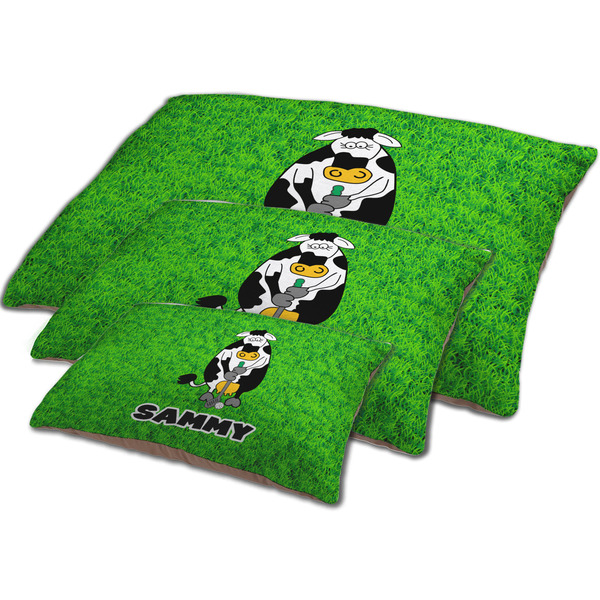 Cow Golfer Dog Beds - MAIN (sm, med, lrg)