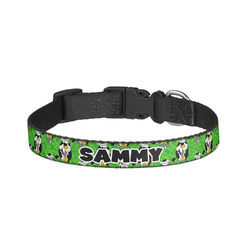 Cow Golfer Dog Collar - Small (Personalized)