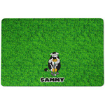Cow Golfer Dog Food Mat w/ Name or Text