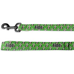 Cow Golfer Dog Leash - 6 ft (Personalized)