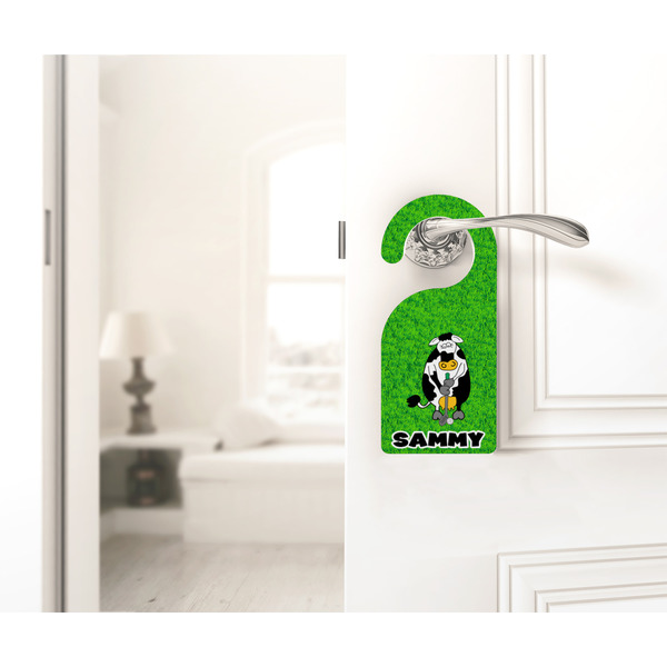 Cow Golfer Door Hanger - LIFESTYLE