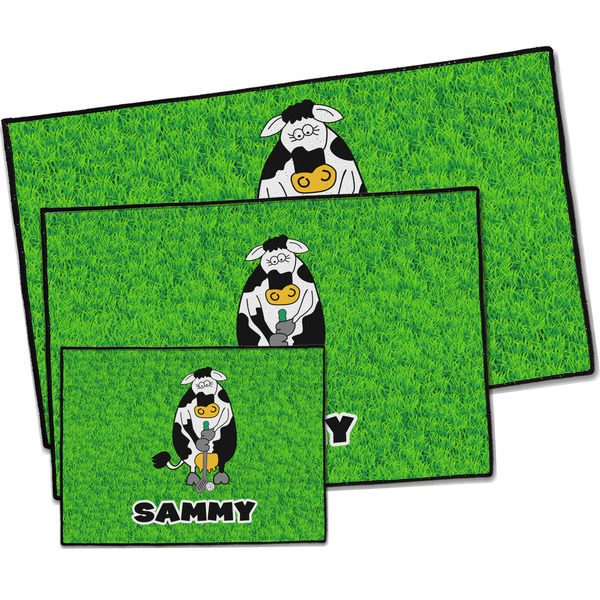Cow Golfer Door Mats - PARENT MAIN