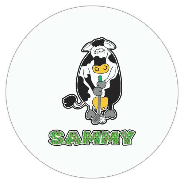 Cow Golfer Drink Topper - Small - Single