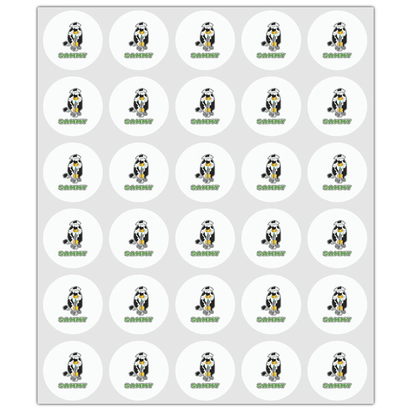 Cow Golfer Drink Topper - XSmall - Set of 30