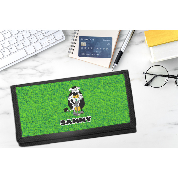 Cow Golfer DyeTrans Checkbook Cover - LIFESTYLE