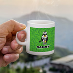 Cow Golfer Single Shot Espresso Cup - Single (Personalized)