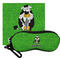 Cow Golfer Eyeglass Case & Cloth Set