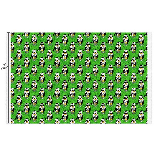 Cow Golfer Fabric Full Yard