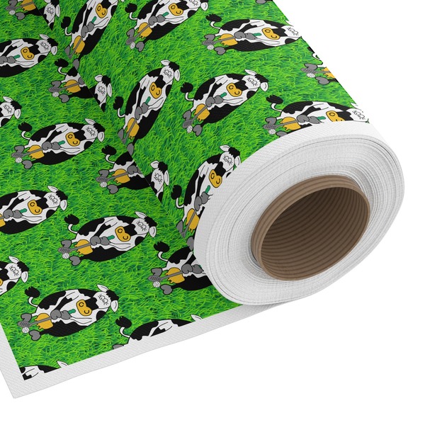 Custom Cow Golfer Fabric by the Yard - Spun Polyester Poplin