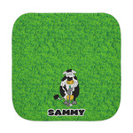 Cow Golfer Face Towel (Personalized)