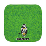 Cow Golfer Face Towel (Personalized)