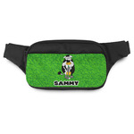 Cow Golfer Fanny Pack - Modern Style (Personalized)