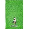 Cow Golfer Finger Tip Towel - Full View