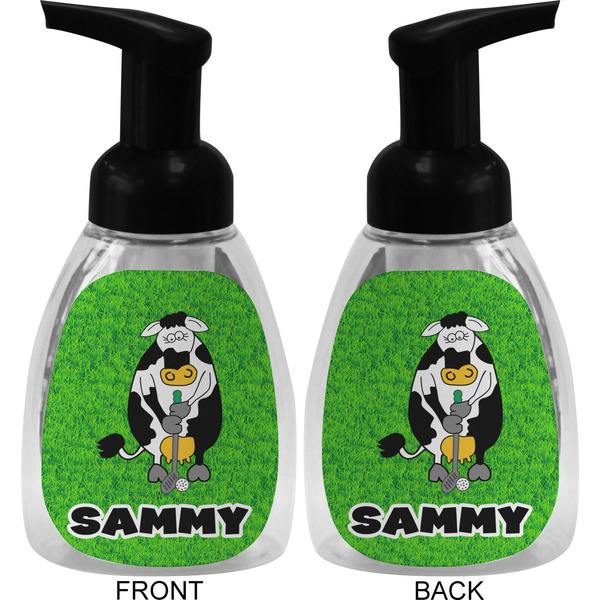 Cow Golfer Foam Soap Bottle (Front & Back)