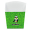 Cow Golfer French Fry Favor Box - Front View