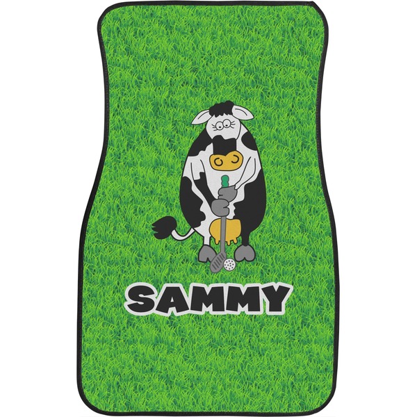 Cow Golfer Front Seat Car Mat