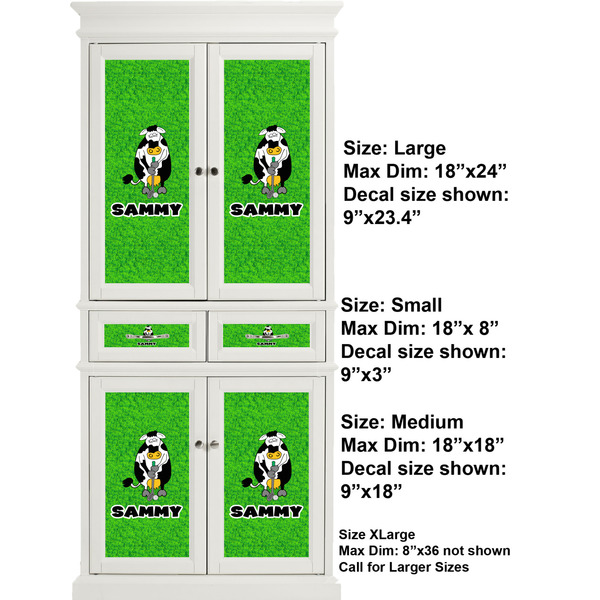 Cow Golfer Full Cabinet (Show Sizes)
