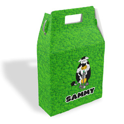 Cow Golfer Gable Favor Box (Personalized)