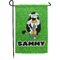Cow Golfer Small Garden Flag - Double Sided w/ Name or Text