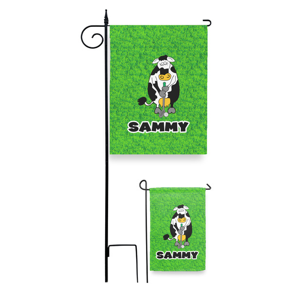 Cow Golfer Garden Flag - PARENT/MAIN