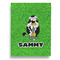 Cow Golfer Garden Flags - Large - Single Sided - FRONT