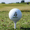 Cow Golfer Golf Ball - Branded - Tee Alt