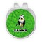 Cow Golfer Golf Ball Marker - Hat Clip - Silver