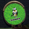 Cow Golfer Golf Ball Marker Hat Clip - Gold - Close Up