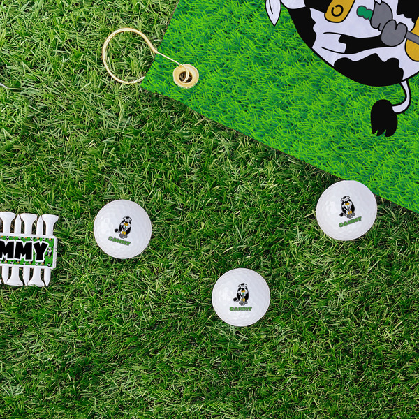 Cow Golfer Golf Balls - Generic - Set of 3 - LIFESTYLE