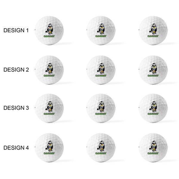 Cow Golfer Golf Balls - Titleist - Set of 12 - APPROVAL