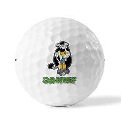 Cow Golfer Personalized Golf Ball - Titleist Pro V1 - Set of 3 (Personalized)
