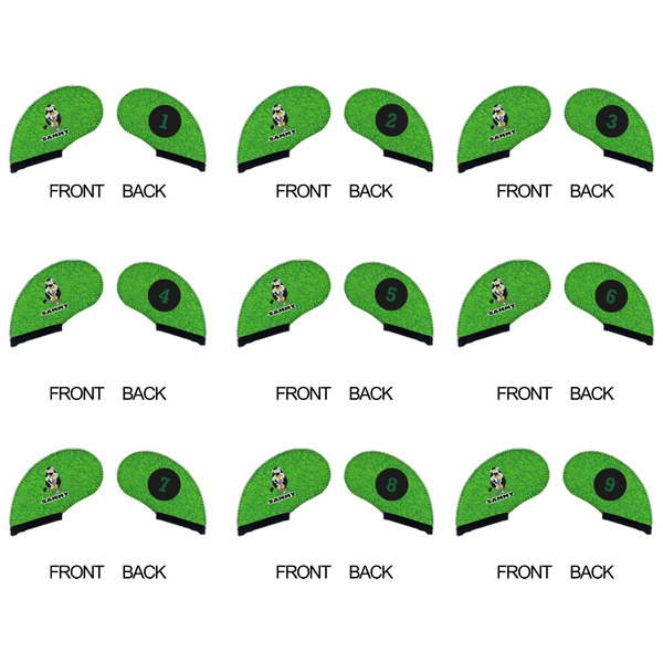 Cow Golfer Golf Club Covers - APPROVAL (set of 9)
