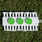 Cow Golfer Golf Tees & Ball Markers Set - Back