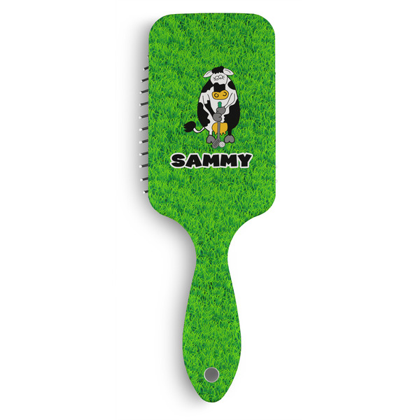 Custom Cow Golfer Hair Brushes (Personalized)